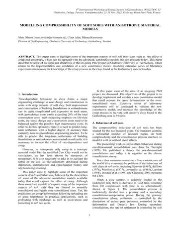 Más sobre Modelado de la Compresibilidad de Suelos Blandos con Modelos de Material Anisotrópicos.