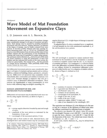 Más sobre Evaluación de Daños por Patrones de Onda en el Suelo y la Cimentación